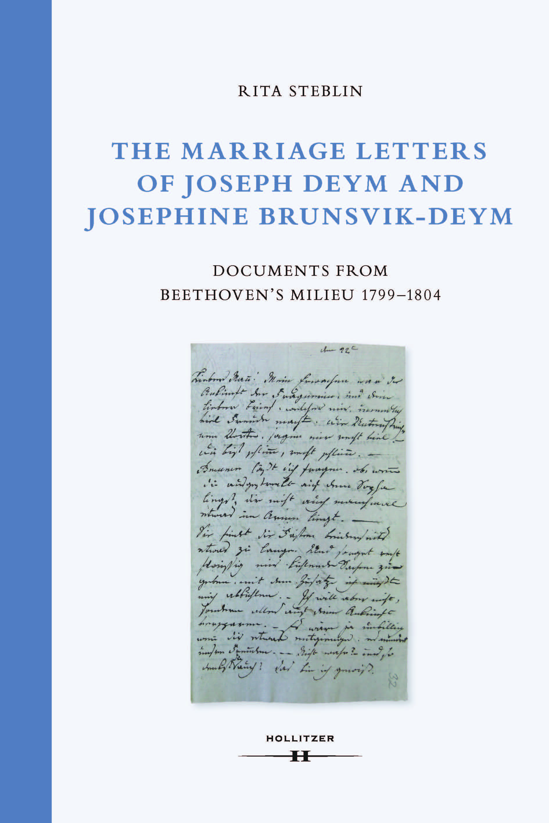 Cover The Marriage Letters of Joseph Deym and Josephine Brunsvik-Deym