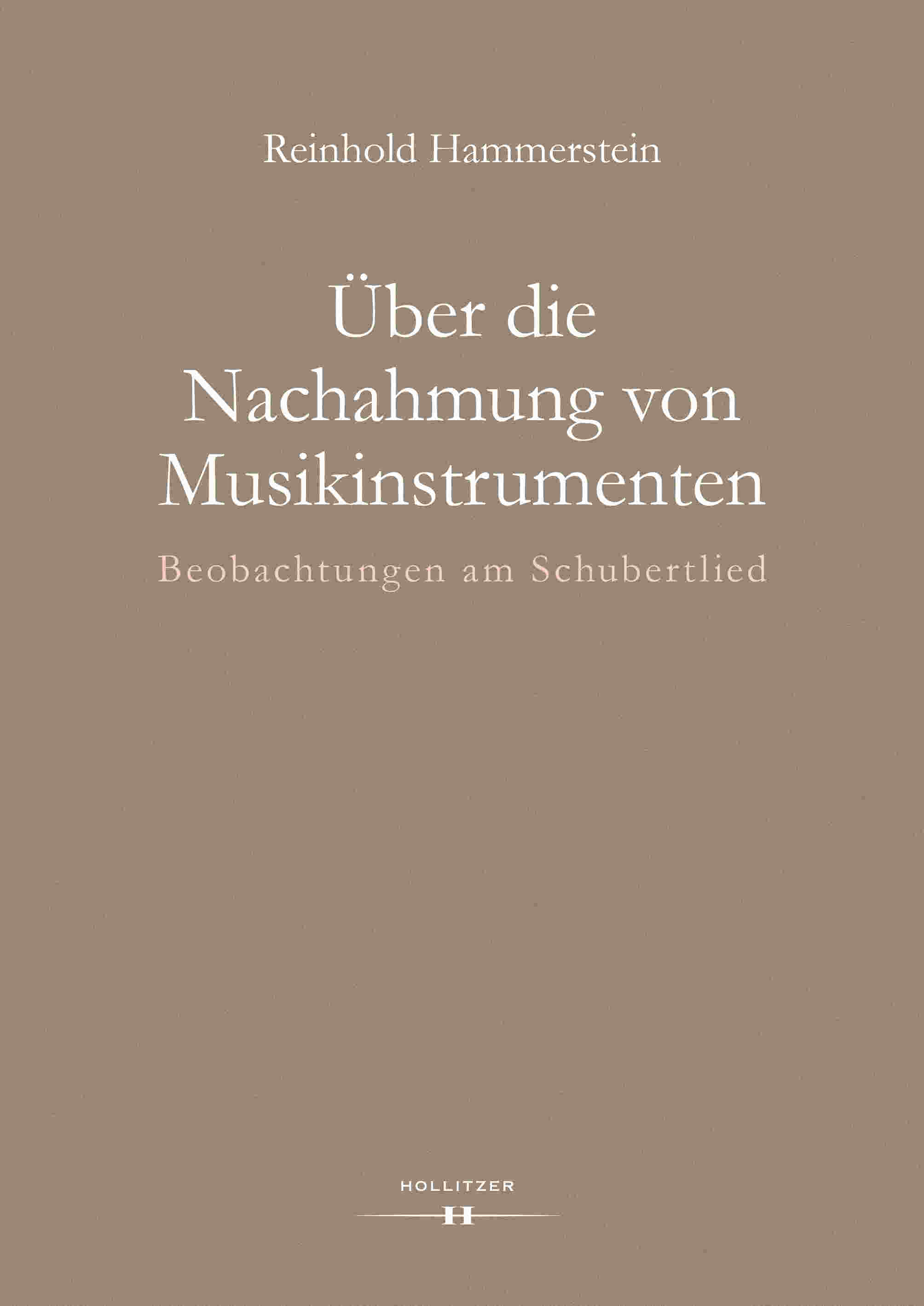 Cover Über die Nachahmung von Musikinstrumenten