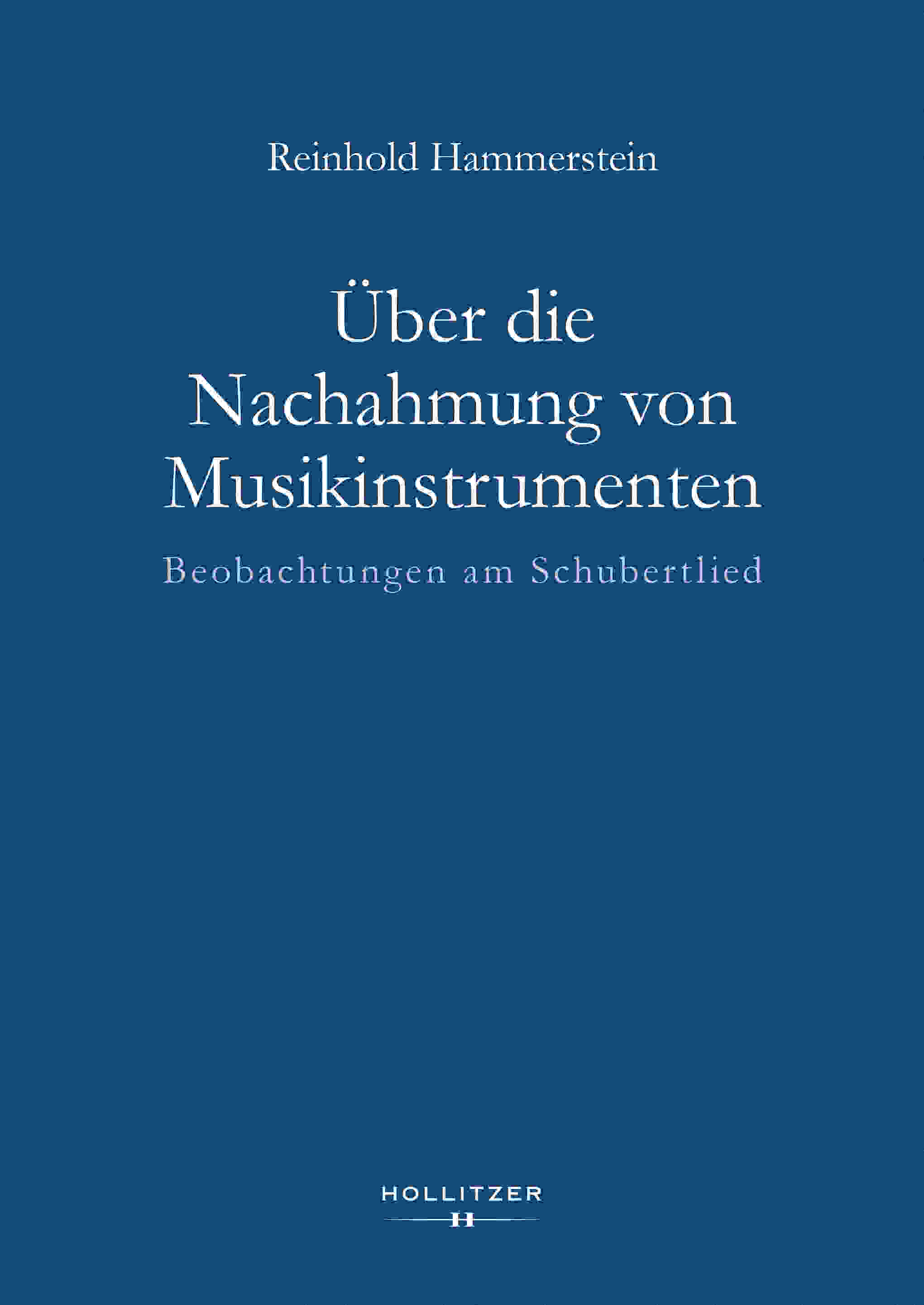 Cover Über die Nachahmung von Musikinstrumenten